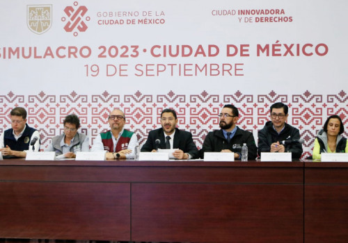Deja segundo Simulacro Nacional 2023 dos lesionados en la Ciudad de México