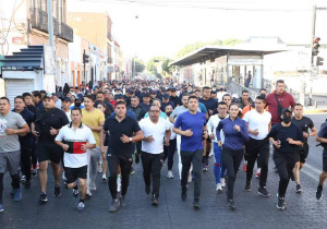 Organiza Ayuntamiento de Puebla carrera con cadetes