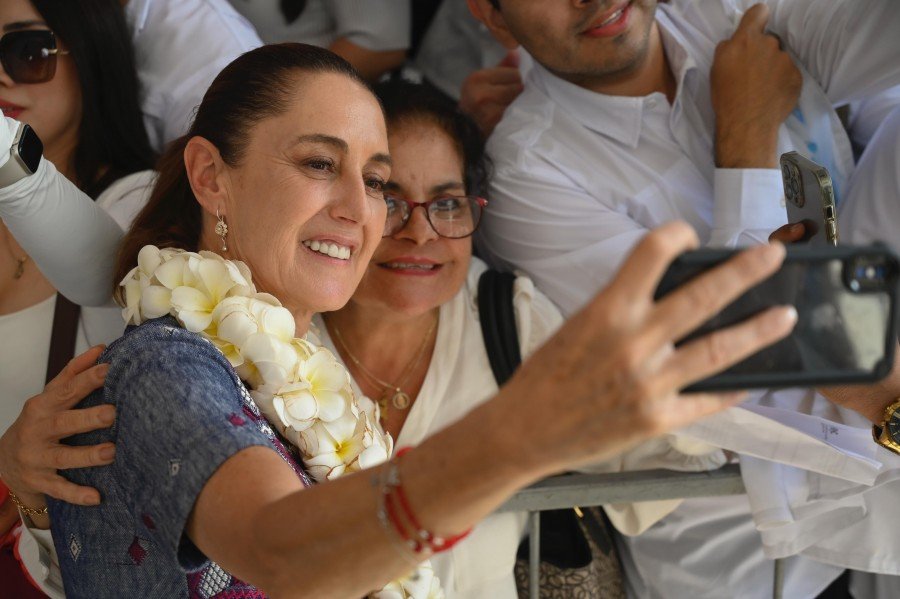 En Sinaloa, la presidenta anuncia acuerdo con Estados Unidos para controlar el paso de armas de EU a México