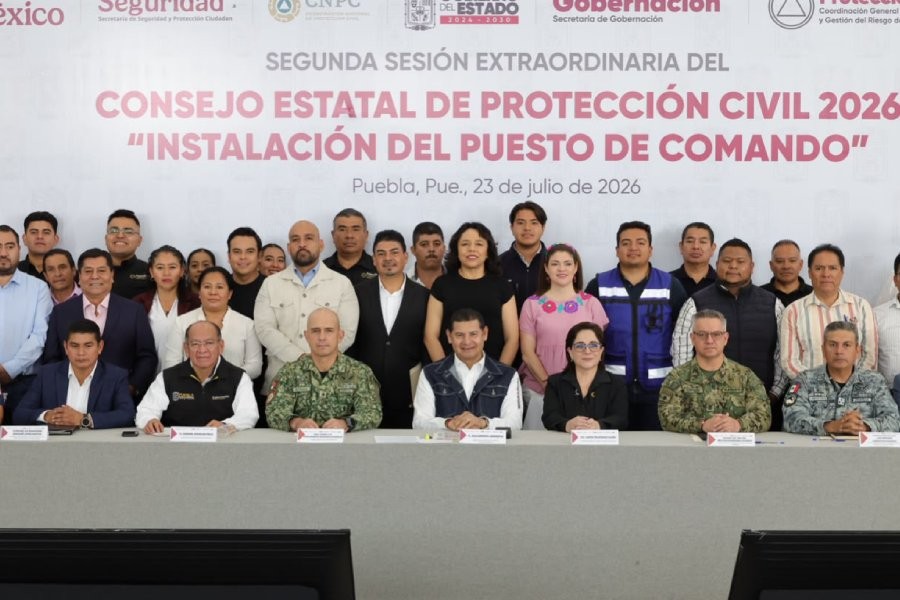 Gobierno federal y estatal instalan primer puesto de mando de Protección Civil