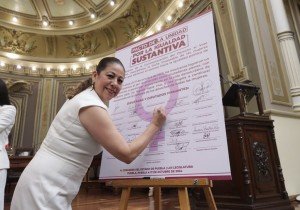 Firma LXII Legislatura Pacto de la Unidad por la Igualdad Sustantiva