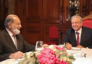 Carlos Slim y AMLO