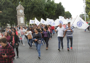 UNT marcha Puebla