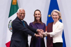 Renueva la presidenta Claudia Sheinbaum acuerdo con la Unión Europea