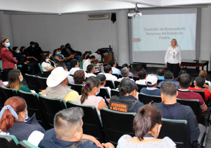 Realizan Comisión de Búsqueda acciones de prevención en Ajalpan y Tehuacán