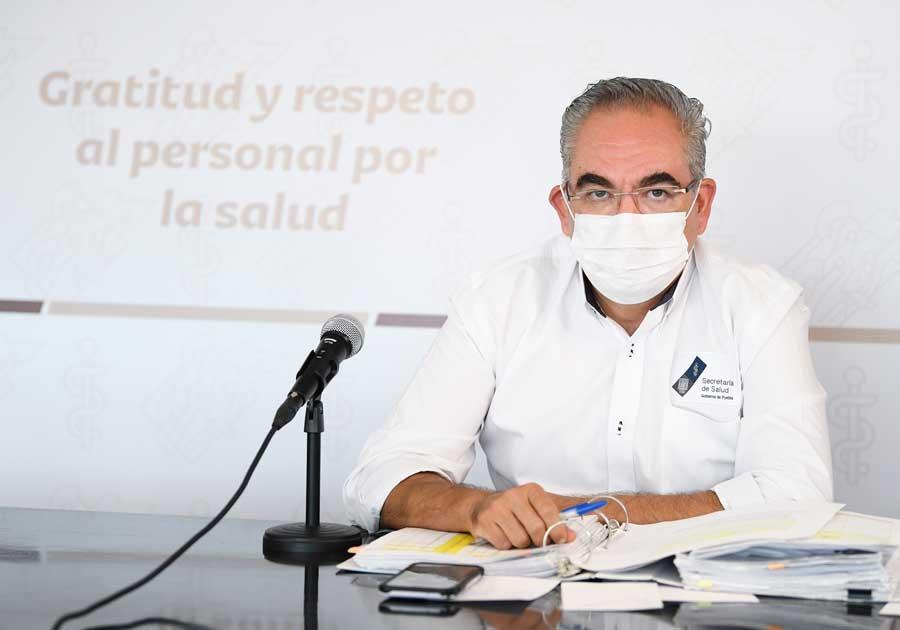Suman 20 días sin defunciones en Puebla por Covid-19: Salud