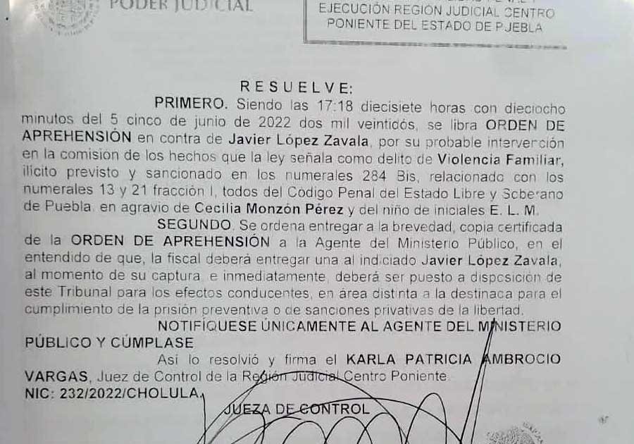 Familiares de López Zavala habrían intervenido en el crimen de Monzón