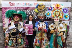 Tonantzin Fernández presenta el Carnaval 2026 para fortalecer el turismo en San Pedro Cholula