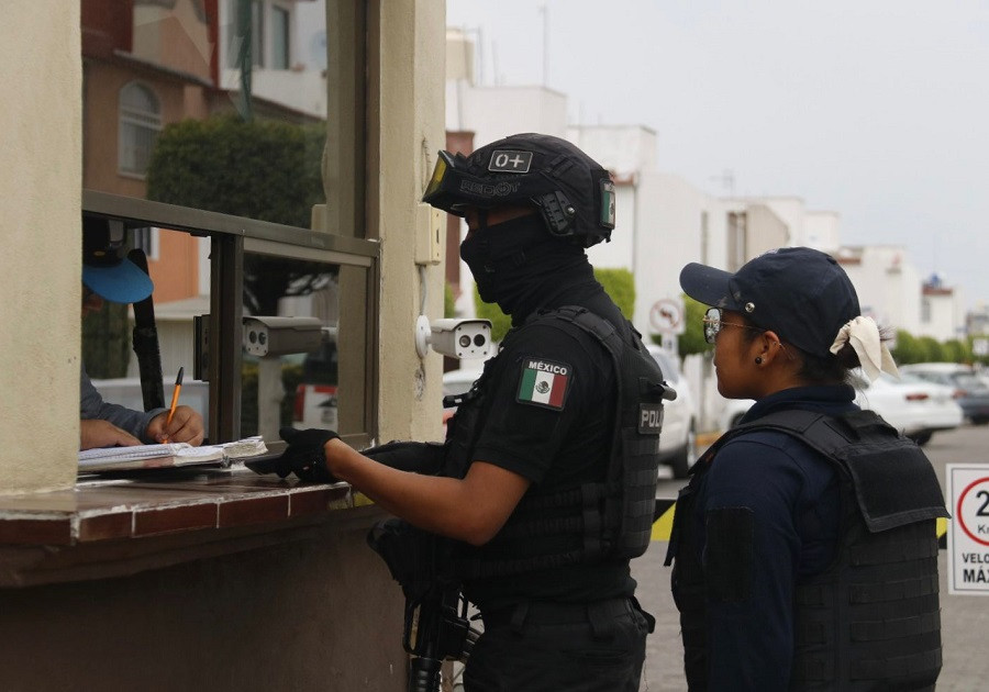 Implementa policía de San Andrés Cholula operativo fraccionamiento seguro