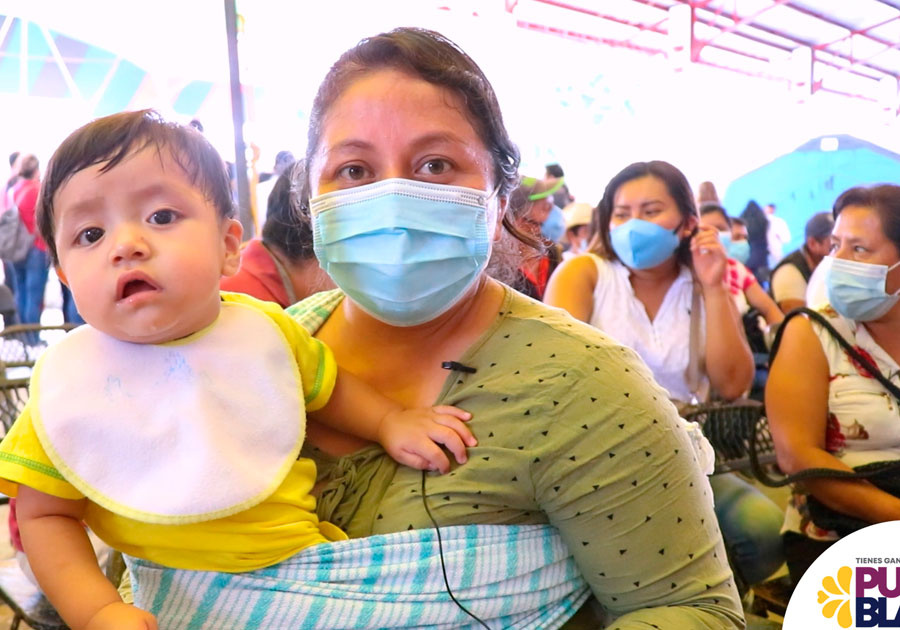 En comunidad de Cuetzalan, Salud realiza análisis sanguíneo a menores en Martes Ciudadano