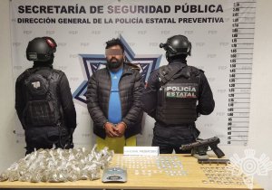 Detiene Policía Estatal a &#039;El Soni&#039;, presunto narcovendedor