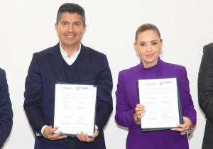 Puebla capital y San Pedro Cholula firman convenio en materia turística