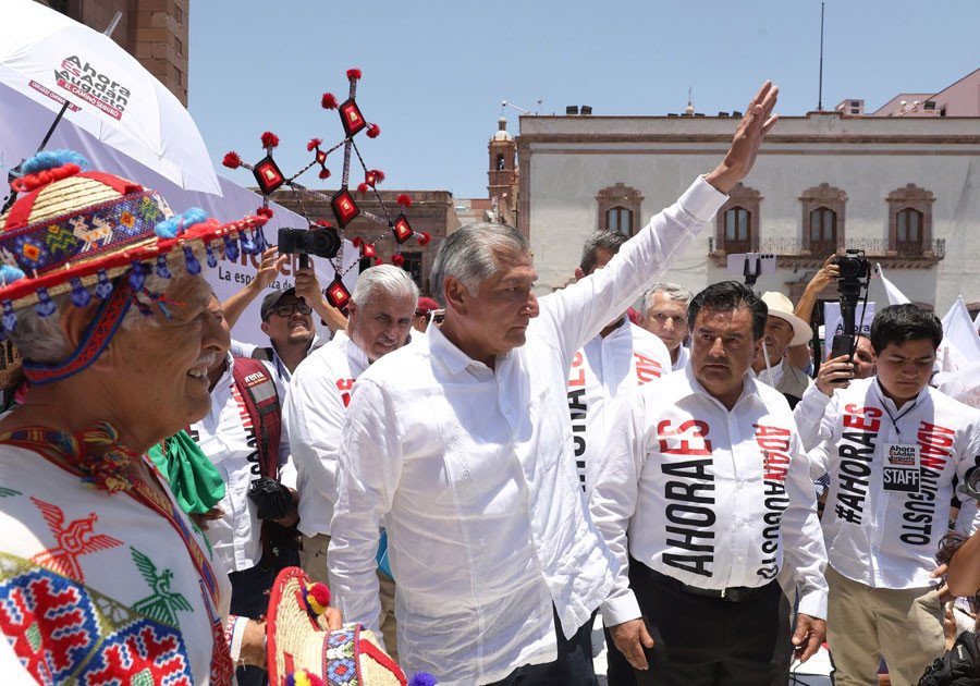 En Zacatecas, Adán Augusto homenajea a migrantes y ofrece transparencia