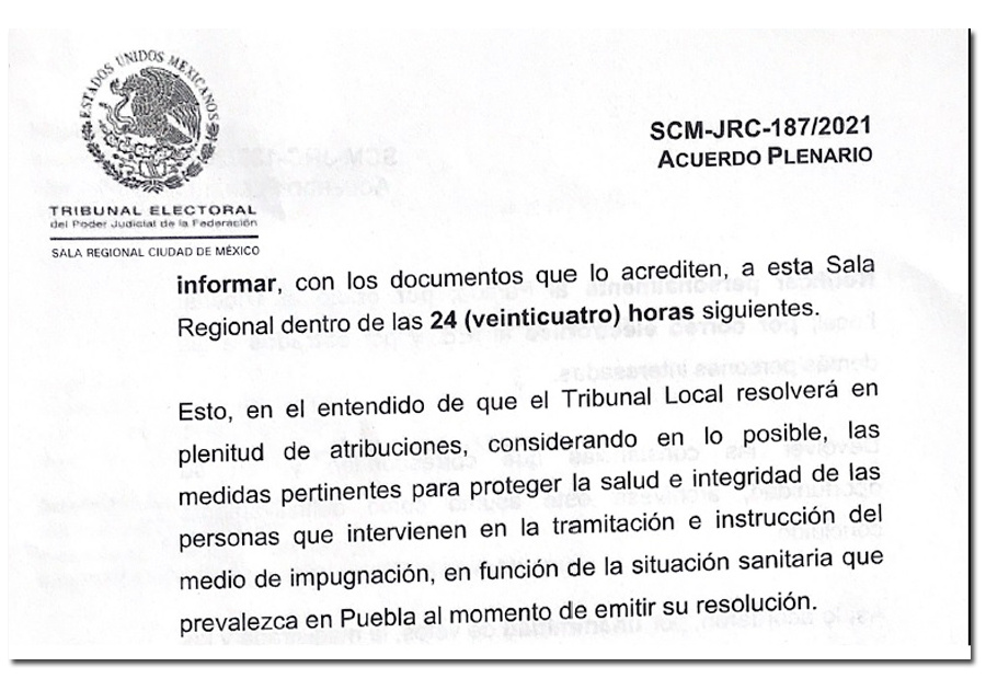 Definirá Tribunal local este lunes anulación en Yeloixtlahuaca