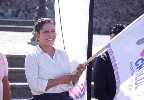 Refuerza Lupita Cuautle dignificación de espacios urbanos en San Andrés Cholula