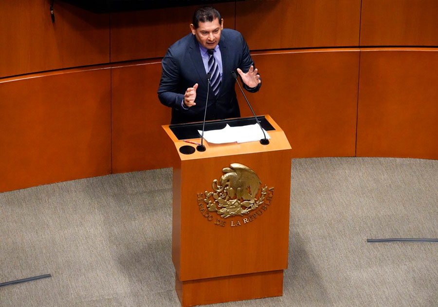 Ratifican a Alejandro Armenta como nuevo presidente del Senado