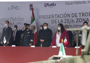 Encabeza MBH la ceremonia conmemorativa de la Independencia