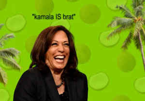 Kamala Harris adopta &#039;Brat y emojis de palmera y coco para atraer a votantes jóvenes