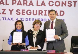 Puebla y Tlaxcala firman convenio para la Construcción de la Paz