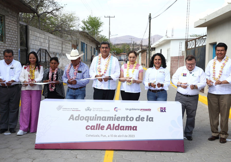 Favorece gobierno de Sergio Salomón a Santa María Cohetzala con infraestructura carretera