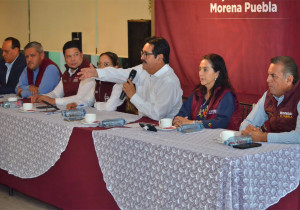 Morena cuestiona a Eduardo Rivera por financiamiento de su campaña