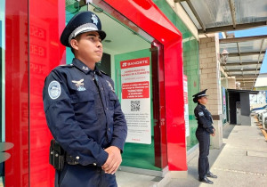 Emite policía de San Andrés Cholula recomendaciones de seguridad al utilizar cajeros automáticos