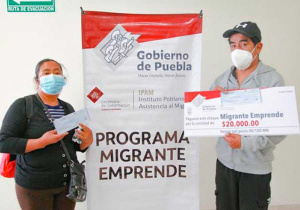 Respalda Gobierno del Estado a migrantes poblanos con programa de emprendimiento