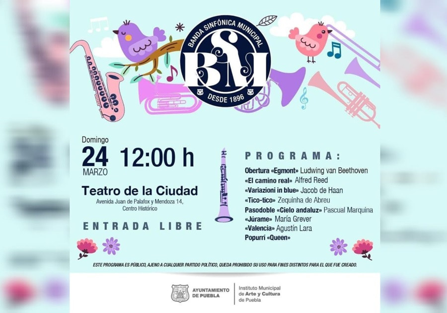 Fin de semana de arte y cultura en Puebla capital