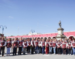 Presidentes y Secretarios seccionales de Morena piden a Tonantzin Fernández inscribirse para coordinara en Cholula