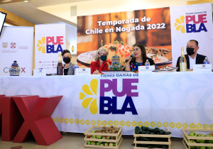 Promueve Turismo temporada de chiles en nogada en Ciudad de México