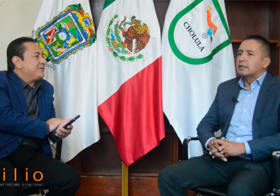 Entrevista con Mundo Tlatehui, alcalde de San Andrés Cholula