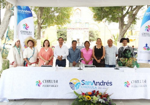 Presenta Ayuntamiento de San Andrés Cholula feria “Cultura y Tradición” y concurso del Mole