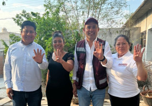 Liderazgos de Morena ratifican con Eduardo Castillo que la mixteca ya está con la 4T