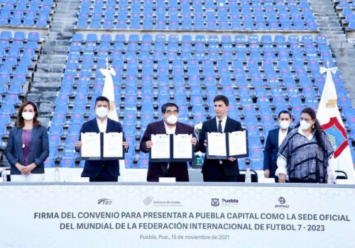 Confirman a Puebla capital como sede del FIF7 World Cup 2023