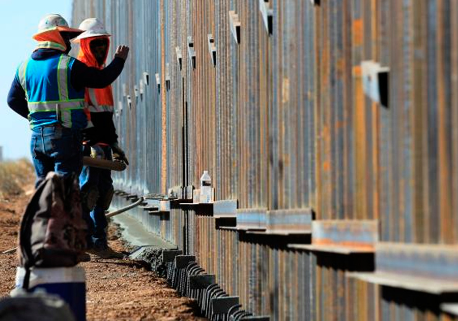 Cancelan dos contratos para construcción de muro fronterizo
