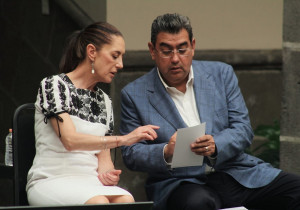 Sergio Salomón ha hecho un gran trabajo en Puebla, afirma Claudia Sheinbaum