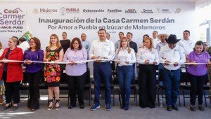 Alejandro Armenta inaugura la tercera de 27 Casas Carmen Serdán