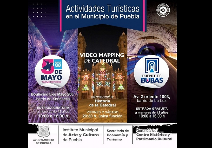 Exposiciones, danza y musicales sábado y domingo en Puebla Capital