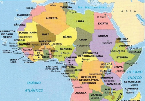 África mapa 