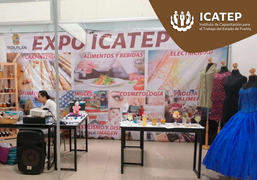 Participa ICATEP en la Expo Universidad 2021 en Teziutlán