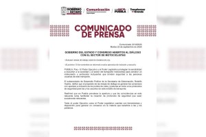 Gobierno del estado y Congreso abiertos al diálogo con el sector de motociclistas