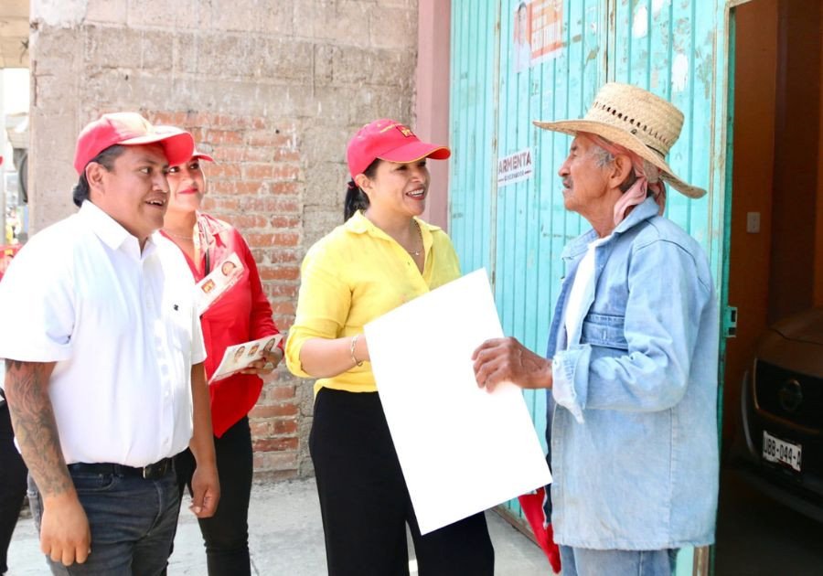 Liz Sánchez llama a darle continuidad a la transformación en Amozoc