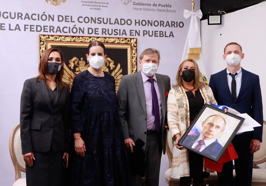 Alberga Puebla Consulado Honorario de la Federación de Rusia
