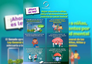 #Infografía I Atención a salud mental de niñas, niños y adolescentes