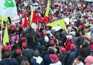 Sheinbaum plantea relación de iguales con Estados Unidos desde Nuevo Laredo, Tamaulipas