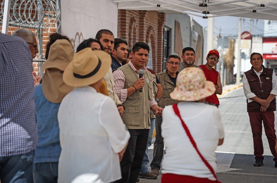 Más infraestructura vial para familias de Cuautlancingo