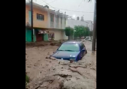 Reportan fuertes lluvias en la mixteca
