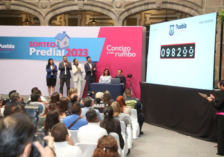 Premia Ayuntamiento de Puebla participación ciudadana con Sorteo Predial 2023