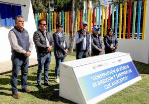 Inaugura Mundo Tlatehui módulo de dirección y sanitario en el CAIC Atlixcáyotl