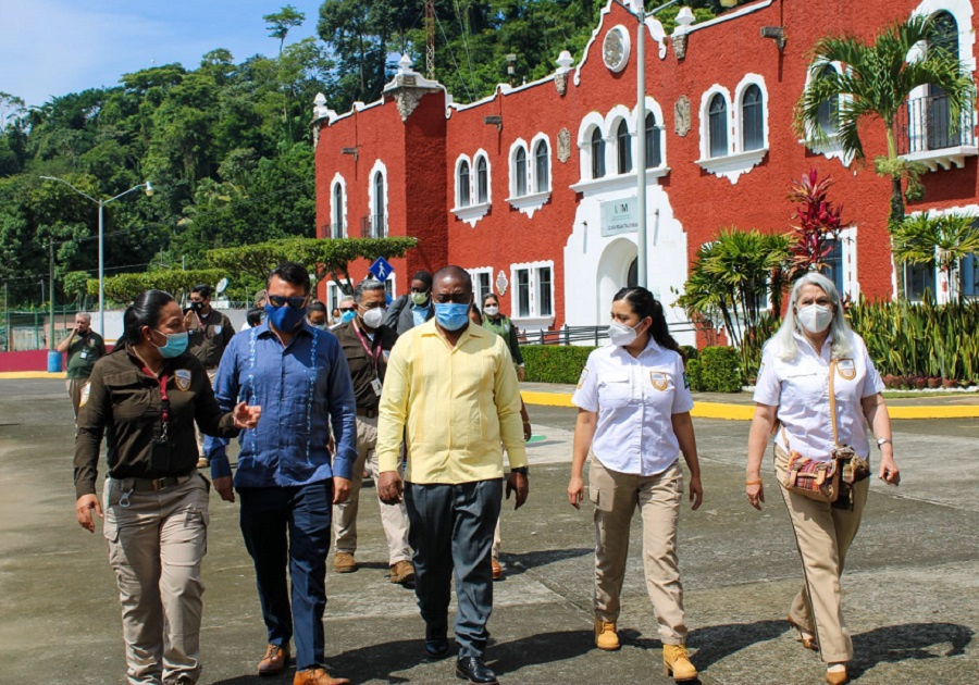 Autoridades de SRE en Chiapas y Tabasco